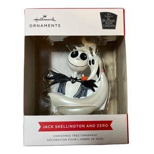 Hallmark The Nightmare Before Christmas Jack Skellington Zero Christmas Ornament